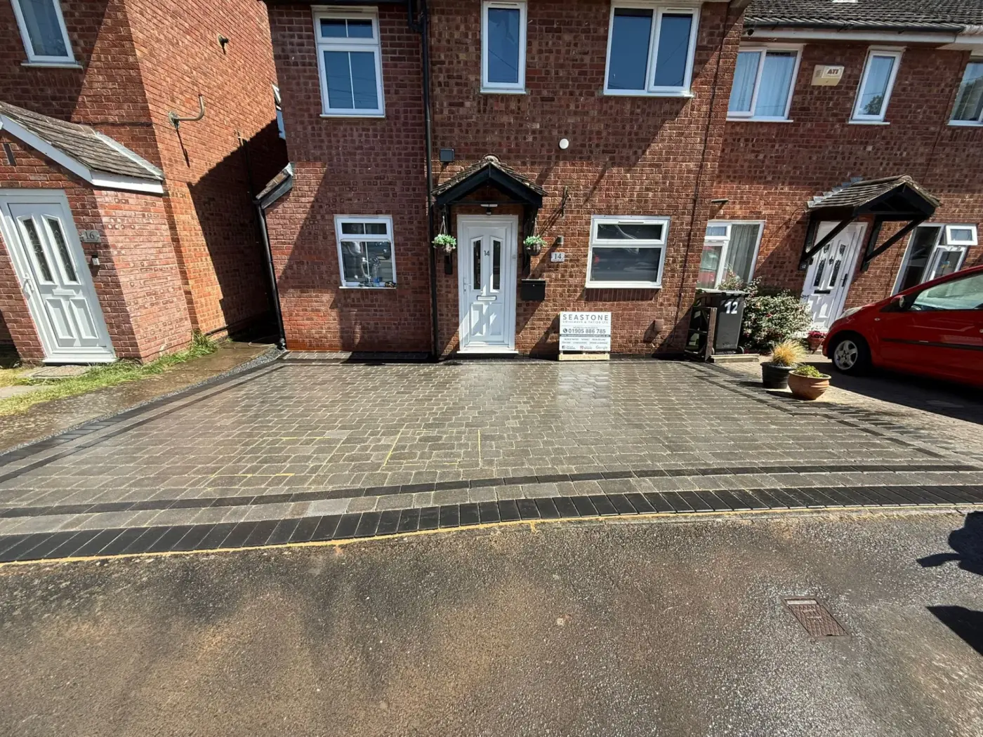 Resin bound driveway frontage