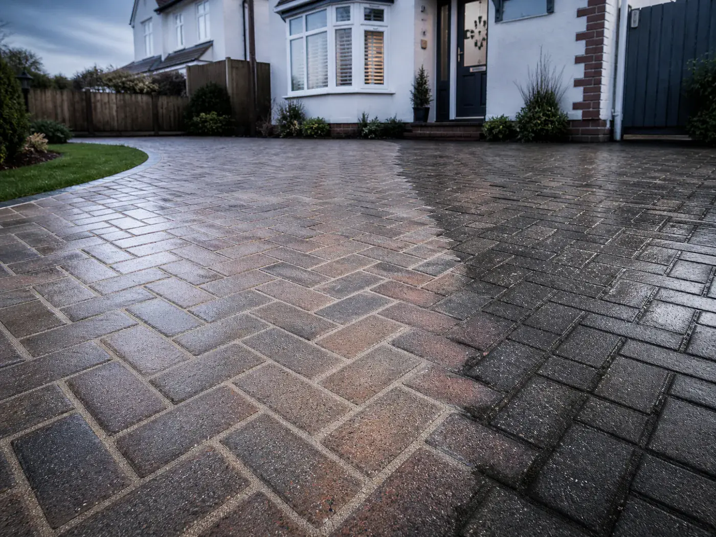 Driveway cleaning and maintenance by Seastone